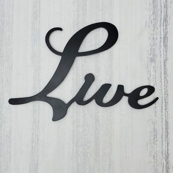 Hobby Lobby Wall Decor Metal Wall Art Live 9 X 6 Inches Black